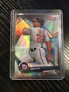 2018 Bowmans Best Juan Soto Rookie Neophyte Sensations RC NS-JS Nationals Padres - Picture 1 of 5