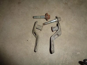HONDA 350X ATC350X ATC 250R TOOL BOX MOUNTS REINFORCEMENT BRACKETS STAYS 1986 - Picture 1 of 2