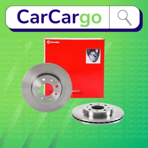 BREMBO Vented Front Brake Discs Pair Fiat 500 1.3 D Multijet 2007-2024 240 mm - Picture 1 of 9