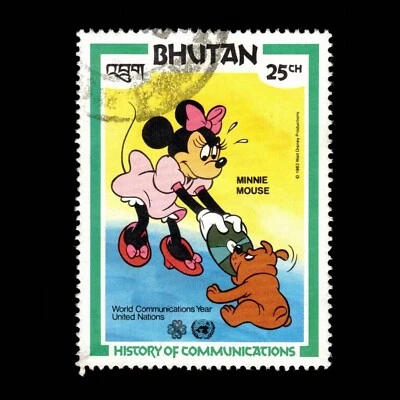 Bután, Scott 401, Disney, 1984, usado, 109218 Foto 1 de 2