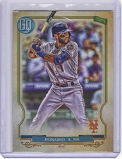 2020 Topps Gypsy Queen Amed Rosario Bazooka Back New York Mets #126