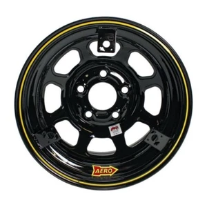 Aero Race Wheels 52-185020T3 Black 15 x 8 5 x 5" 2" Offset w/3 Tabs for Mudcover - Picture 1 of 1