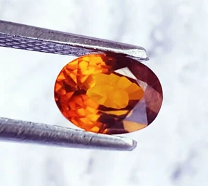 Natürlicher Hessonit Granat 3,20 ct zertifiziert loser Edelstein mit kostenlosem Geschenk - Bild 1 von 7