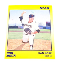 1989 Star Minor League Baseball Rod Beck San Jose Giants #82
