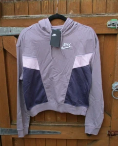 Ladies Nike Hoodie Sportswear Oversized Pullover Hoody Ex Small Medium BNWTs - Picture 1 of 13
