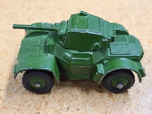 Vintage Dinky Toys #670 Damler Armoured Car Diecast Military Army War Tank - Picture 1 of 5