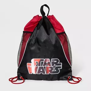 Star Wars Boys Black Sling Pack 18 pulgadas Bolso con cordón Mochila - Imagen 1 de 2