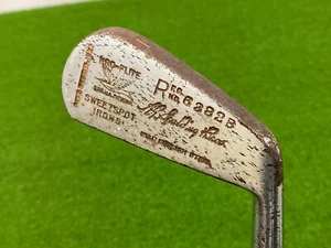 RARE A.G. Spalding Bros KRO-FLITE SWEETSPOT 1 IRON Right Hickory Wood Shaft 20's - Picture 1 of 11
