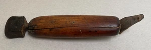 Herramienta de acristalamiento vintage de cuero antiguo para zapateros de trabajo - Imagen 1 de 7