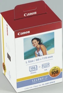 Canon Color Ink/Paper Set KL-36IP 3PACK (SELPHY CP Series Consumables) JAPAN - Afbeelding 1 van 2