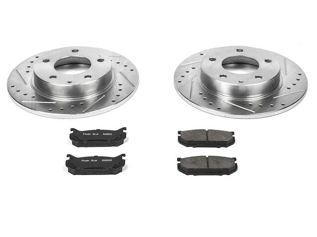 Rear Brake Pad and Rotor Kit For 1993-1997 Ford Probe 1994 1995 1996 BY882XP - Imagem 1 de 1