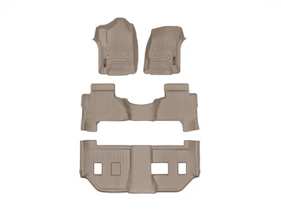 WeatherTech Floor Mats FloorLiner for - Cadillac Escalade ESV - Full Set - Image 1 of 4