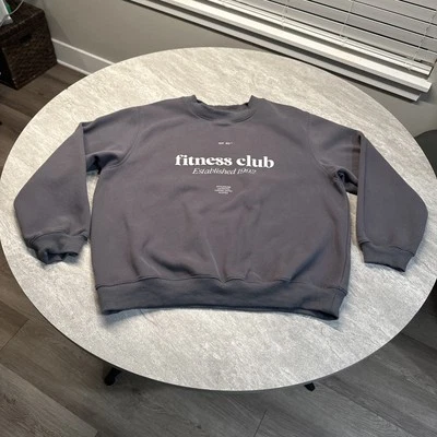 White Fox Sarah's Day Jumper Womens XL-XXL Gray Pullover Sweatshirt SDxWF Puff - Image 1 of 4