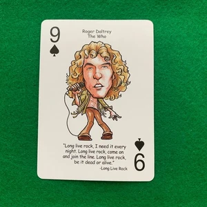 Roger Daltrey - The Who - Rock Icon Einzelspielkarte - Bild 1 von 2