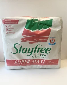 Almohadillas clásicas súper maxi vintage Stayfree  - Imagen 1 de 3