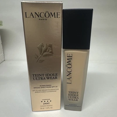 LANCOME TEINT IDOLE ULTRA WEAR LONG WEAR FOUNDATION  # 245 (C)  BOXED EXP 11/25 - Image 1 of 4