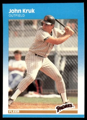 1987 Fleer John Kruk Rookie #420 - Image 1 of 2