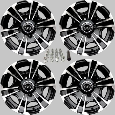 RUEDAS DE ALUMINIO YAMAHA WOLVERINE X2, X4 12" RAPTOR ATV / UTV (JUEGO 4) IRSL8 Foto 1 de 4