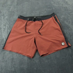 Vuori Board Shorts Mens 32 Red Puerto Performance Swim Trunks Surf Stretch - Picture 1 of 8