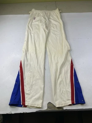 Calça de aquecimento vintage de malha de areia Sacramento Kings Tear Away Snap Team edição tamanho 36 - Imagem 1 de 4