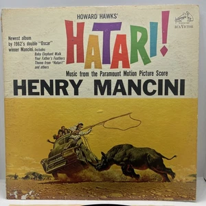 Henry Mancini HATARI! Howard Hawks  RCA Victor LPM 2559 VG - Picture 1 of 13