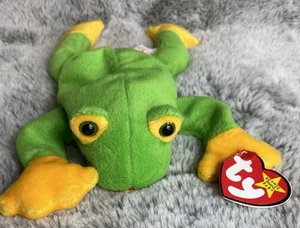 Ty Beanie Baby Smoochy - MWMT (Frog 1997) - Picture 1 of 6