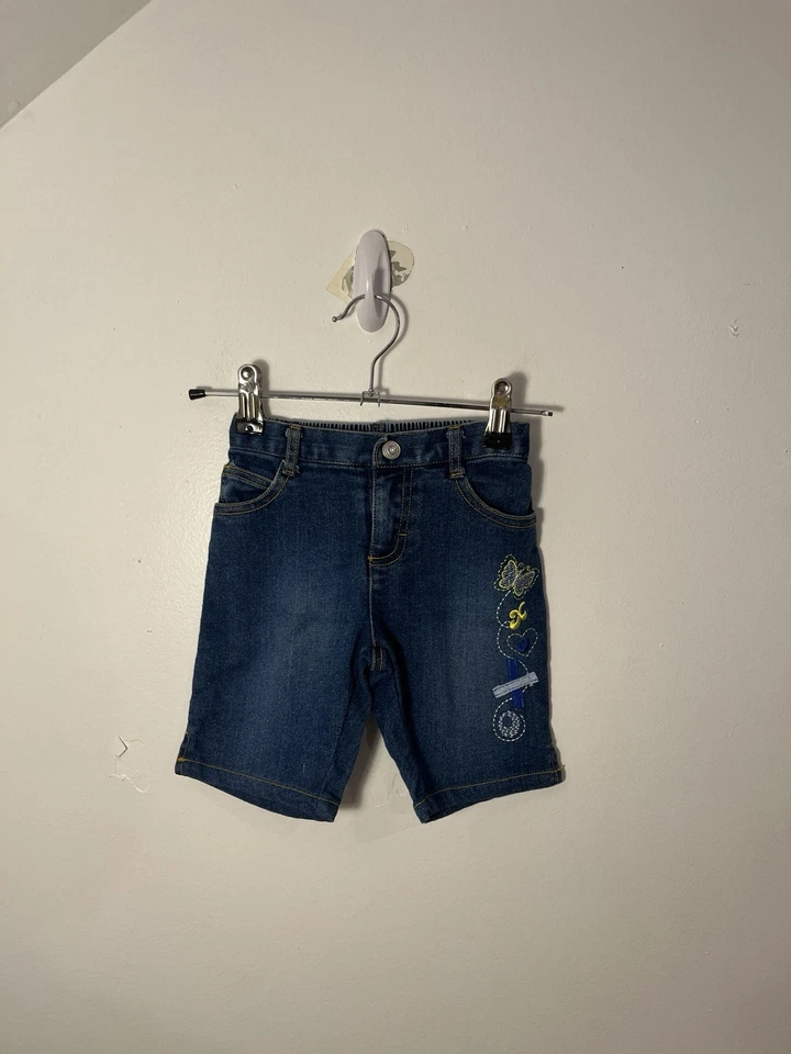 Jeans XoXo Butterfly Vintage Años 90 Niñas Talla 3T Bordados Foto 1 de 3