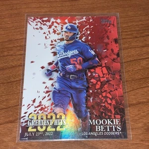 Mookie Betts 2023 Topps #22GH-4 2022 Greatest Hits Insert Dodgers - Bild 1 von 2