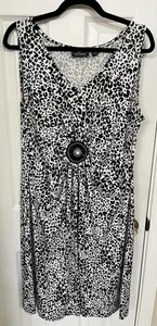Ärmelloses Kleid Damen Animal Print - Bild 1 von 7