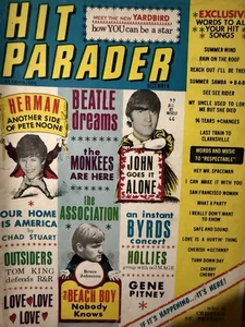 Hit Parader Magazine Dec. 1966 Hermans Hermits-The Beatles-Gene Pitney - Picture 1 of 8