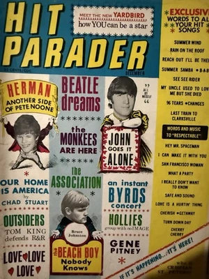 Hit Parader Magazine Dec. 1966 Hermans Hermits-The Beatles-Gene Pitney - Image 1 of 4