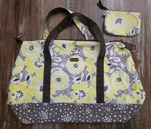 Juego de bolsa de viaje de fin de semana Thirty One amarillo gris 29x10,5x17 - Imagen 1 de 18
