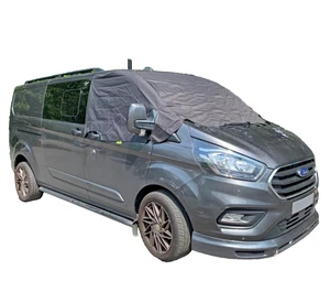 Ford Transit Custom Frontscheibe Displayabdeckung Schwarz Out Rollo Wickelvorhang  - Bild 1 von 8