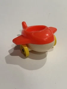Vintage Fisher Price Little People Little Riders rot Flugzeug Fahrzeug - Bild 1 von 3