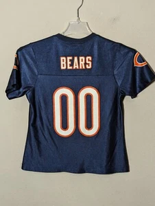 Y2K Chicago Bears Damen NFL Marke #1 Fan Trikot Größe Small #00 Urlacher Payton - Bild 1 von 4