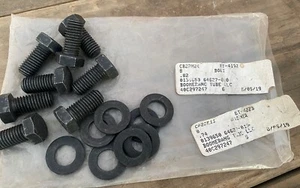 SET (8) 8T-4192 Schrauben & (8) 8T-4223 Unterlegscheiben, Original CAT Caterpillar - Bild 1 von 3