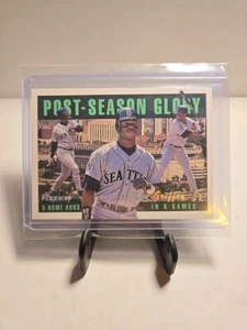 1996 Fleer Ken Griffey, Jr. Post-Season Glory Card #2 Seattle Mariners 102124 - Picture 1 of 5