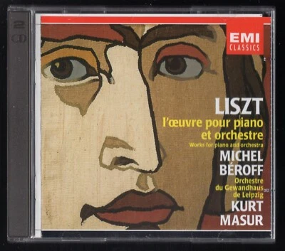 CD ★ Liszt : L'oeuvre pour piano - Michel Béroff, Kurt Masur ★ DOUBLE 2 CD EMI - Photo 1/2