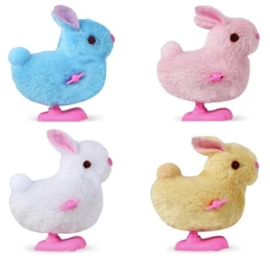 Chick Bunny Wind up Toys for Kids, 4 PCS Clockwork Novelty Jumping Hopping Toy f - Picture 1 of 15
