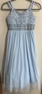 NWT light blue Speechless Beaded Tulle holiday formal dance fancy dress size 10 - Picture 1 of 3