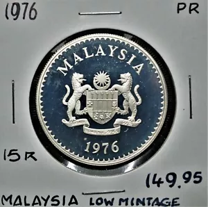 1976 Malaysia 15 Ringgit - Proof - Picture 1 of 2