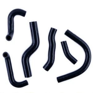 Black For Honda VFR 400 NC30 & RVF 400 NC35 Silicone Radiator Coolant Hoses Kit - Picture 1 of 3