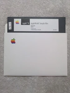 Archivos de muestra de Appleworks Apple II 5,25" disquete - Imagen 1 de 2