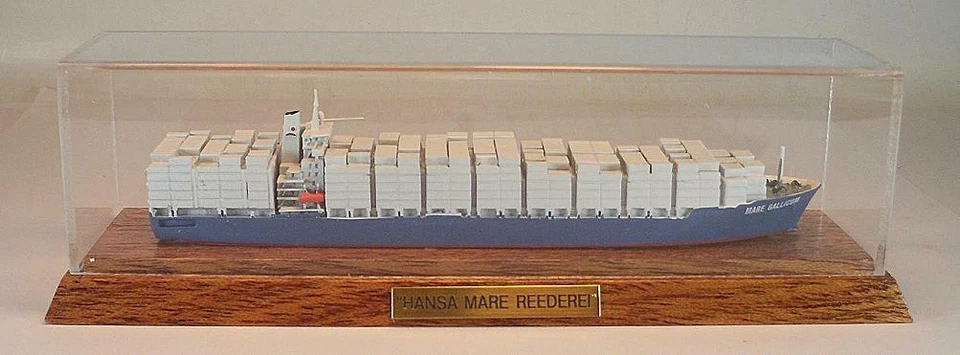 Hansa Mare Reederei Modell 1/1250 Container Schiff Mare Gallicum OVP #362 - Bild 1 von 1
