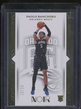 2022-23 Panini Noir #186 Paolo Banchero RC Rookie Gold 10/10