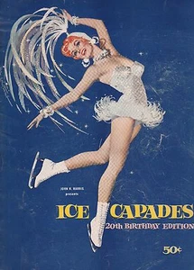 Ice Capades 1959 20th Birthday Edition  Program-Ronnie Robinson,Helga,etc - Picture 1 of 3
