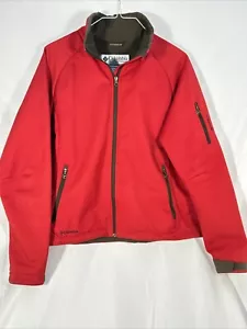 Chaqueta Columbia Titanium para mujer XL roja bolsillos con cremallera completa empaquetable - Imagen 1 de 14