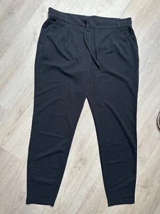Festliche Kofferhose Pflegeleicht leicht glitzernd Schwarz Silber M-L Elastisch - Bild 1 von 13