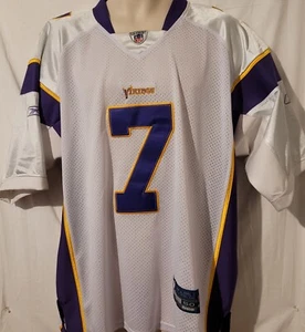 NEW NFL ONFIELD REEBOK MINNESOTA VIKINGS, #7 PONDER, STITCHED JERSEY, SIZE 50 - Picture 1 of 11