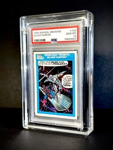 1990 Impel Marvel Universe Spider-Man presents: SILVER SURFER #153 PSA 10 GEM MT - Picture 1 of 3